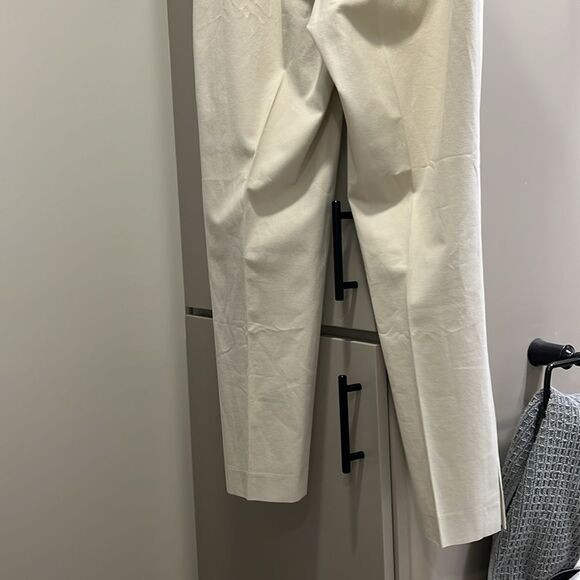 Brunello Cucinelli Cream Ankle Pants - Picture 7 of 12